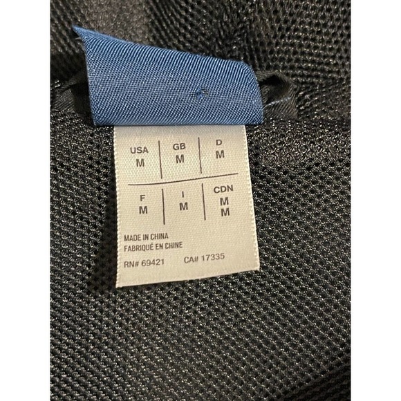 Reebok Jacket Men's Medium Black Hooded Zipper Pockets - Picture 5 of 11